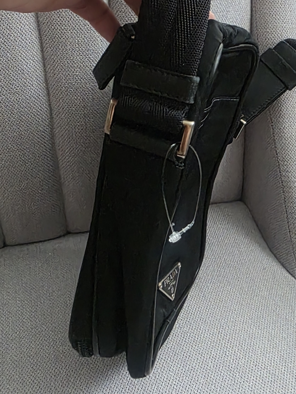 Prada Black Nylon Crossbody Bag, Used Excellent Condition. - Picture 3 of 13